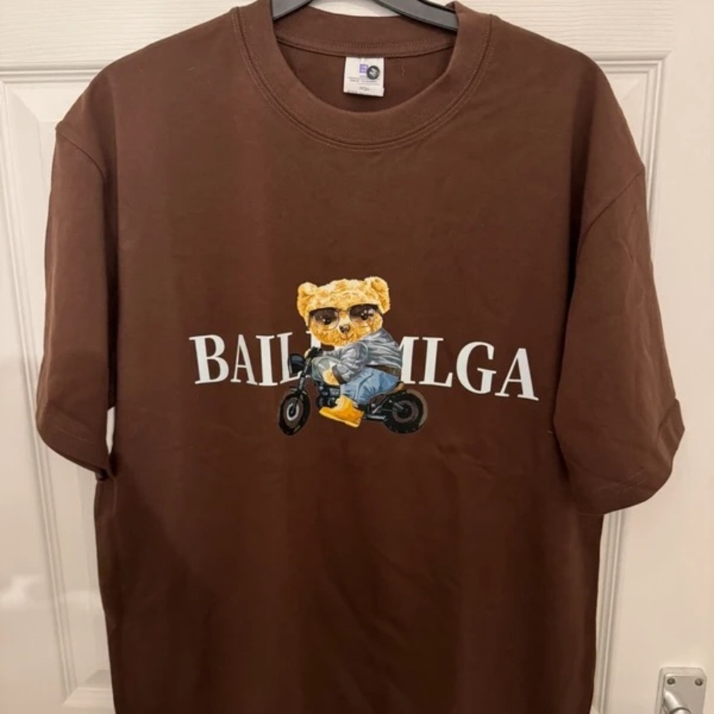 Brown Graphic T-Shirt